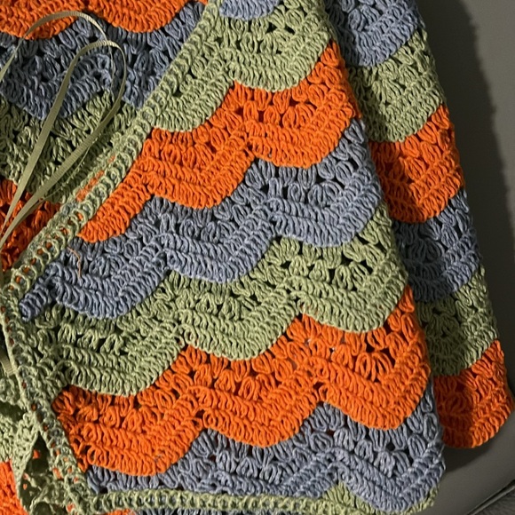 Zara Cut Out Crocheted Dress Limited Edition - Picture 11 of 11